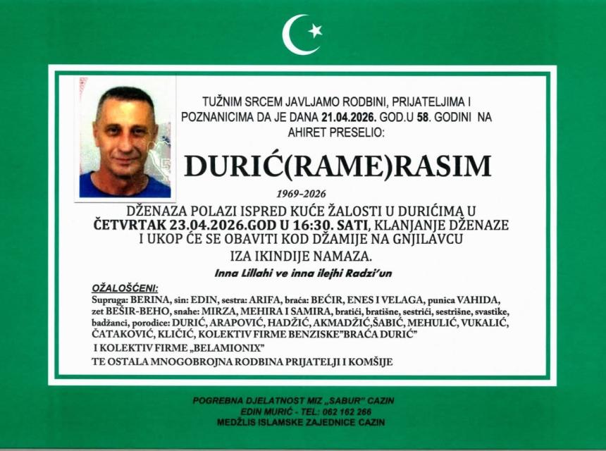 Durić (Rame) Rasim