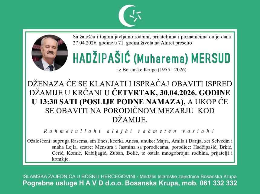 Hadžipa&scaron;ić (Muharema) Mersud