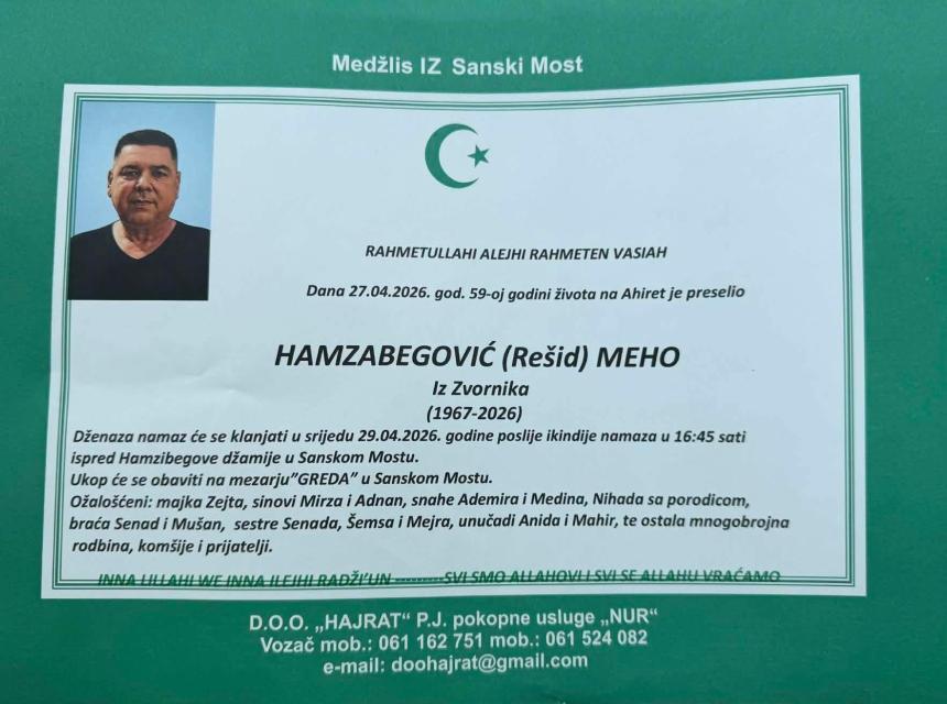 Hamzabegović (Re&scaron;id) Meho