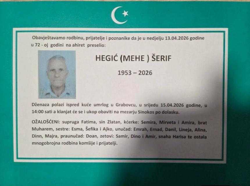 Hegić (Mehe) &Scaron;erif