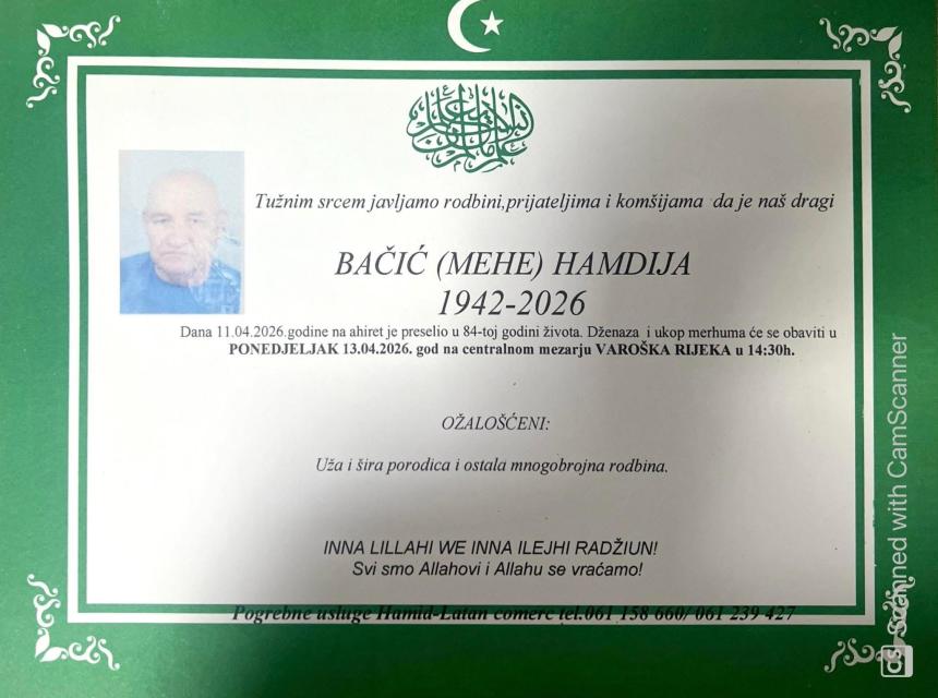 Bačić (Mehe) Hamdija
