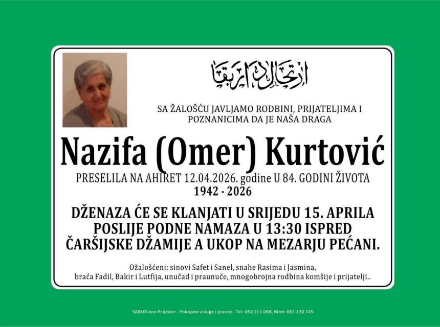 Nazifa (Omer) Kurtović