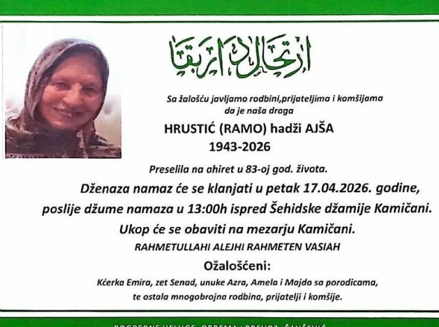 Hrustić (Ramo) hadži Aj&scaron;a