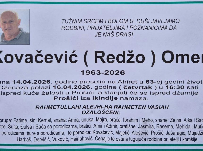 Kovačević (Redžo) Omer