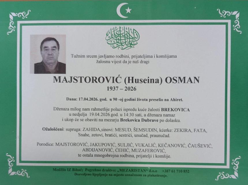 Majstorović (Huseina) Osman