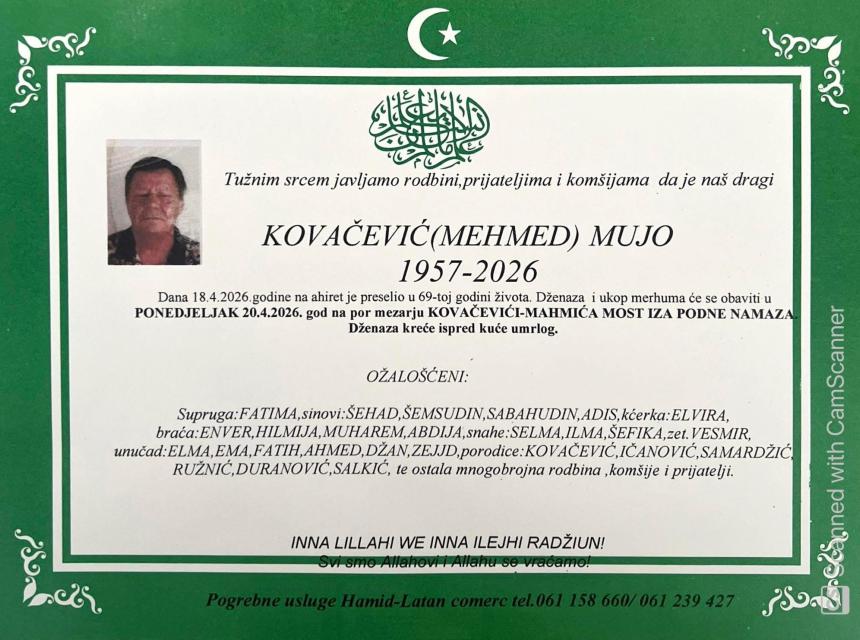 Kovačević (Mehmed) Mujo