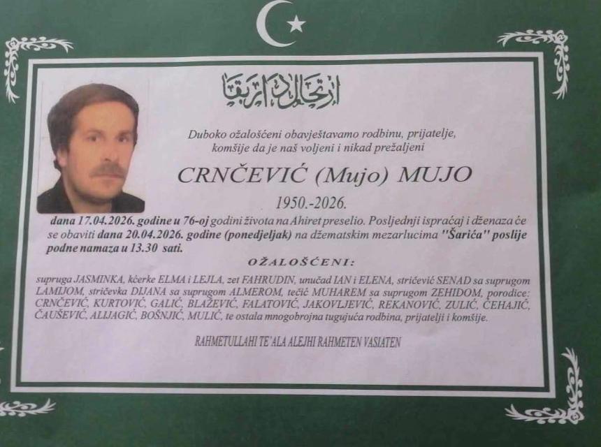 Crnčević (Mujo) Mujo