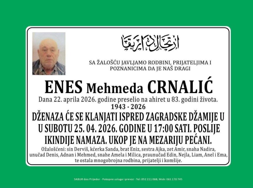 Enes Mehmeda Crnalić