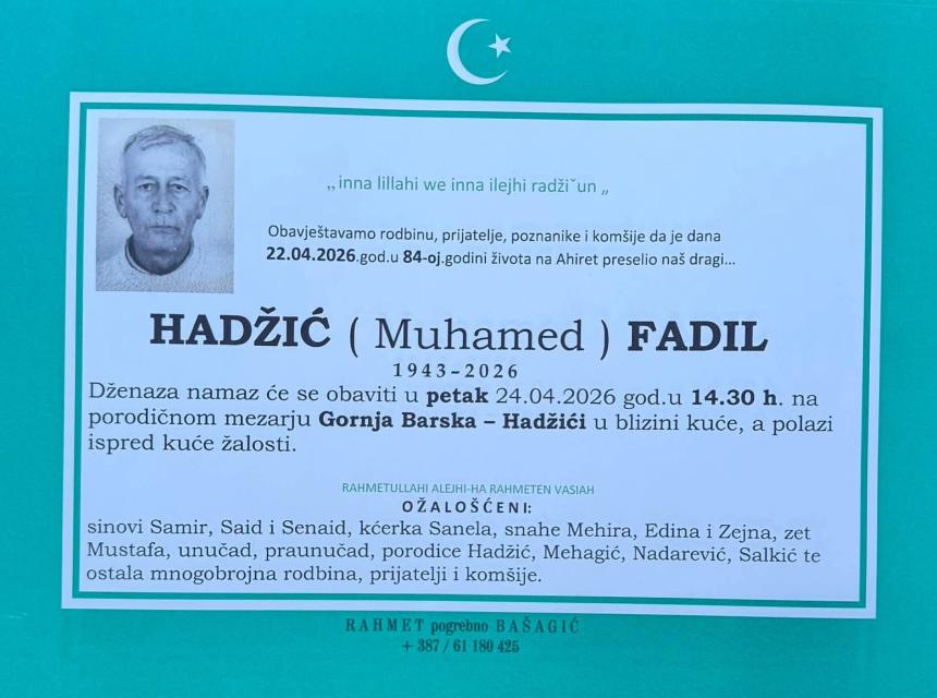 Hadžić (Muhamed) Fadil