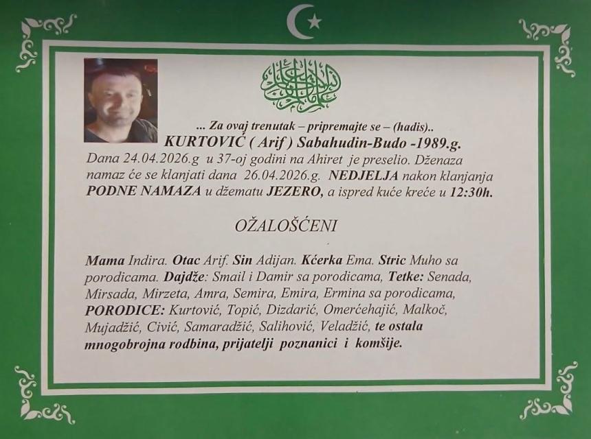 Kurtović (Arif) Sabahudin-Budo 