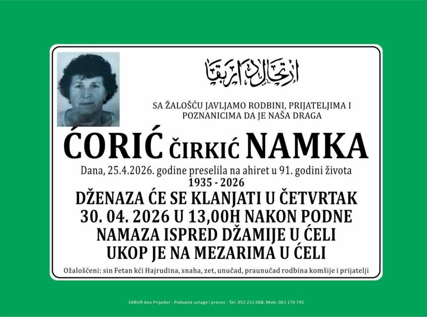 Ćorić Čirkić Namka