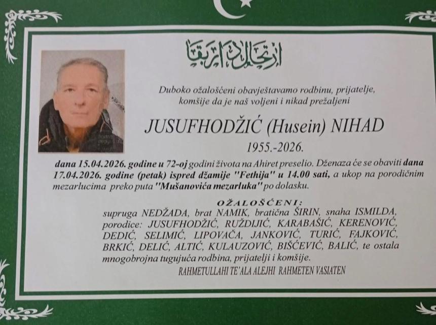 Jusufhodžić (Husein) Nihad