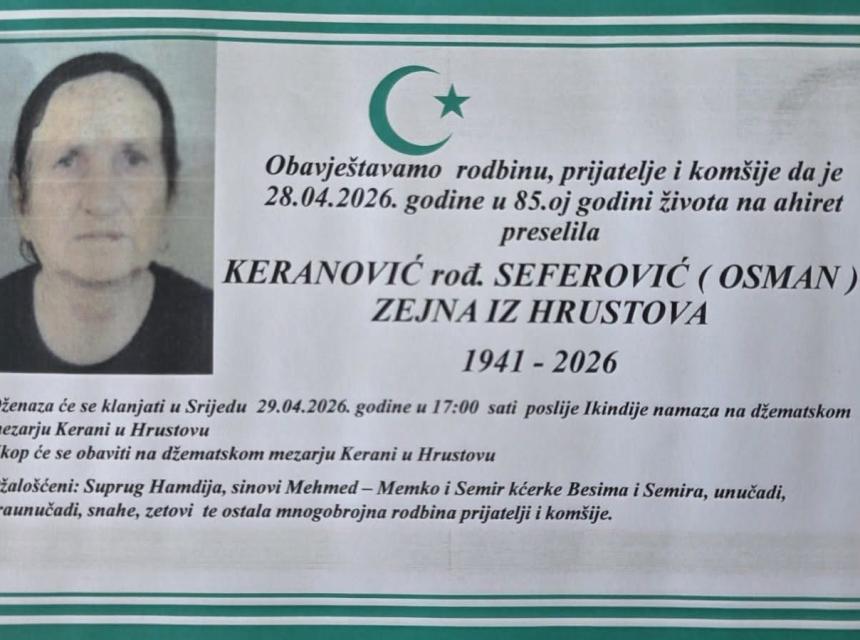 Keranović, rođ. Seferović (Osman)