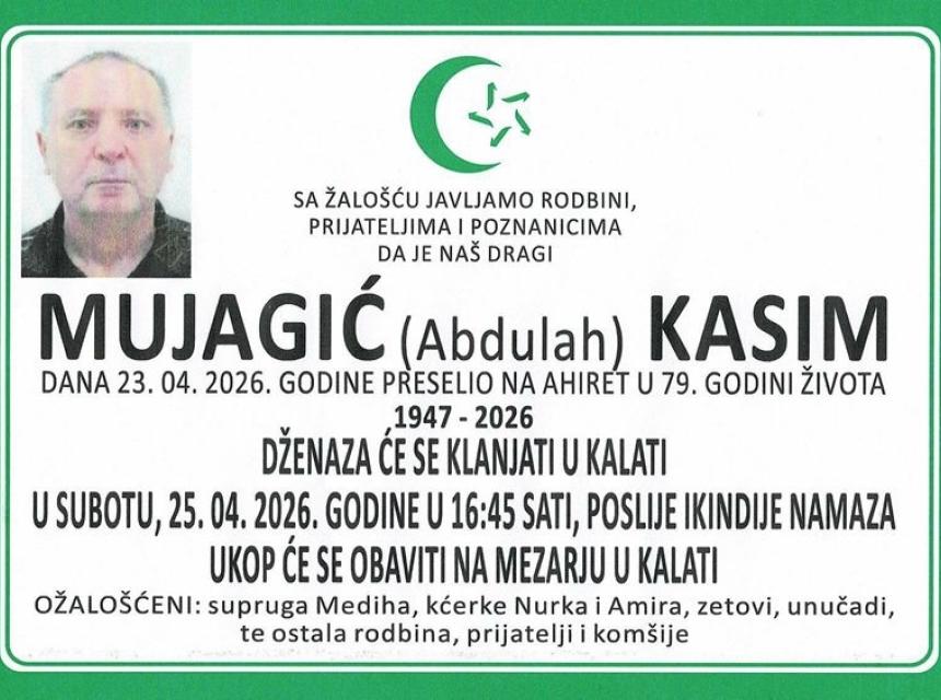 Mujagić (Abdulah) Kasim