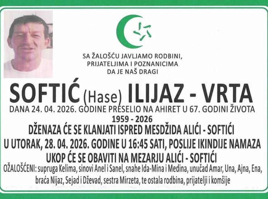 Softić (Hase) Ilijaz &ndash; Vrta