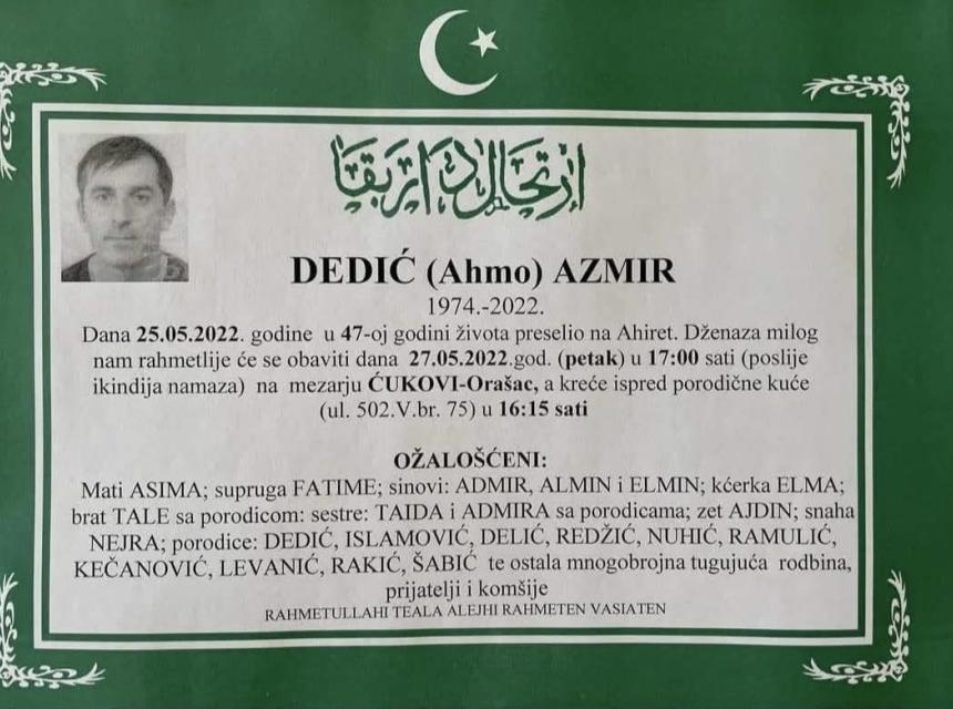 Dedić (Ahmo) Azmir