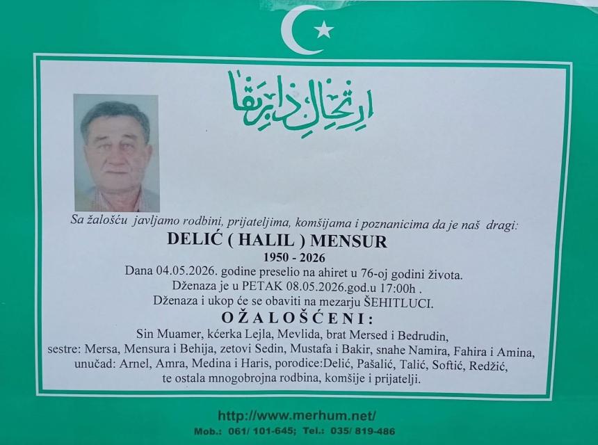 Delić (Halil) Mensur