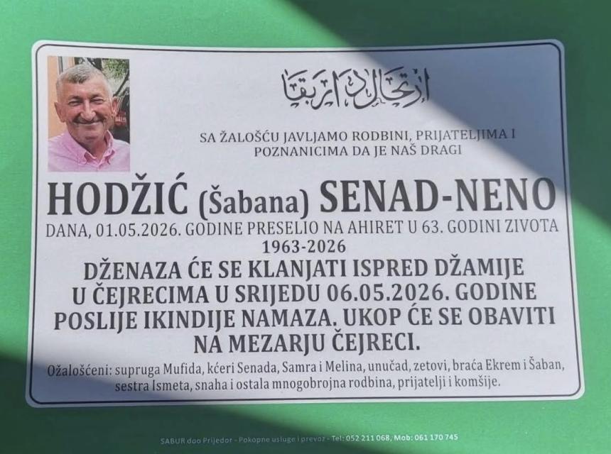 Hodžić (&Scaron;abana) Senad &ndash; Neno