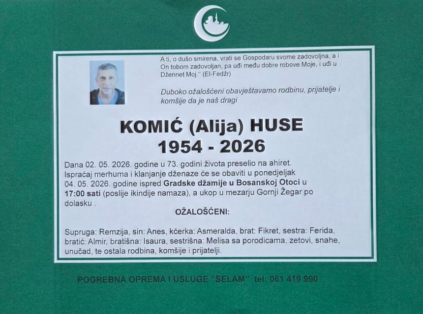 Komić (Alija) Huse