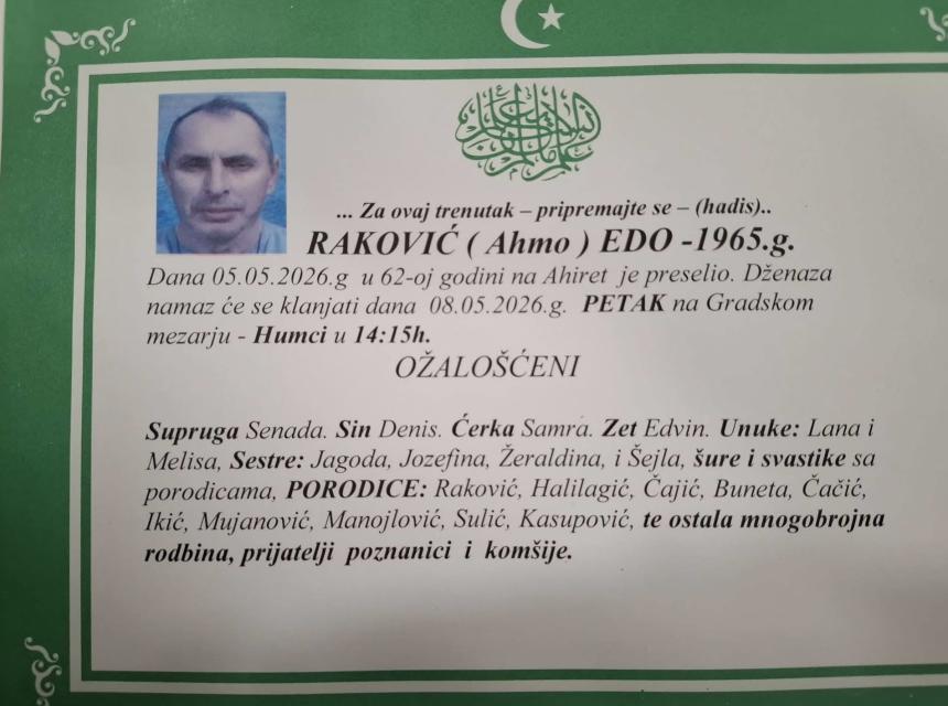 Raković (Ahmo) Edo 