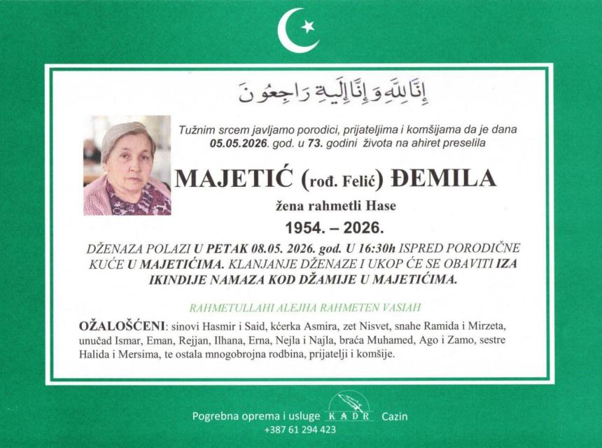 Majetić (rođ. Felić) Demila