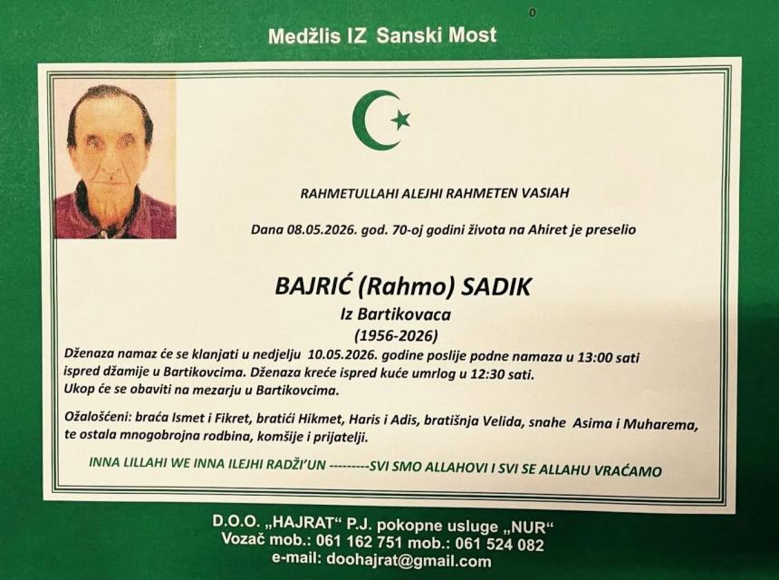 Bajrić (Rahmo) Sadik