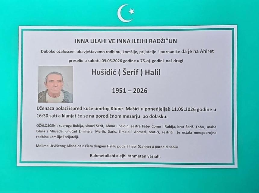 Hu&scaron;idić (&Scaron;erif) Halil