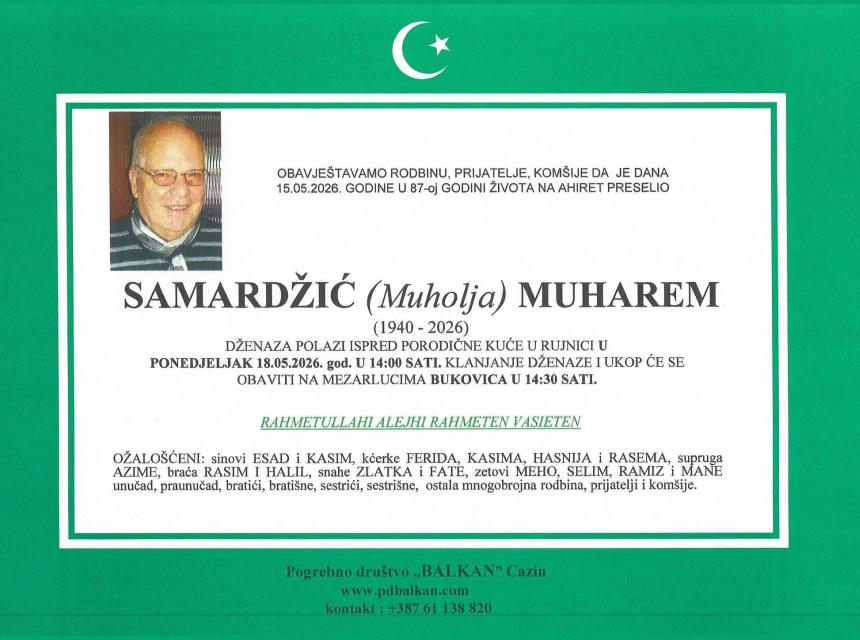 Samardžić (Muholija) Muharem