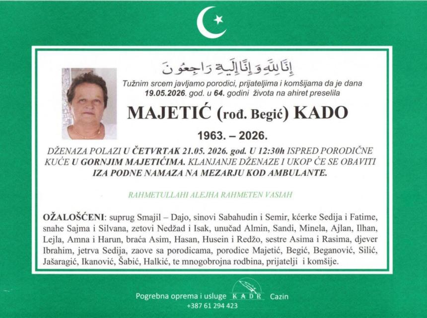 Majetić (rođ. Begić) Kado