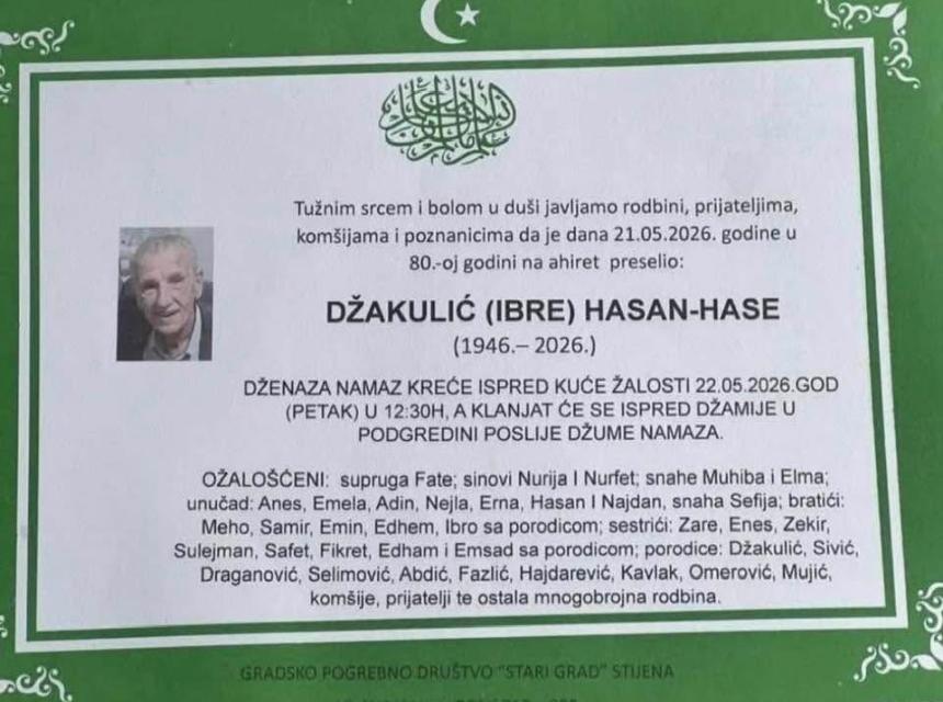 Džakulić (Ibre) Hasan-Hase