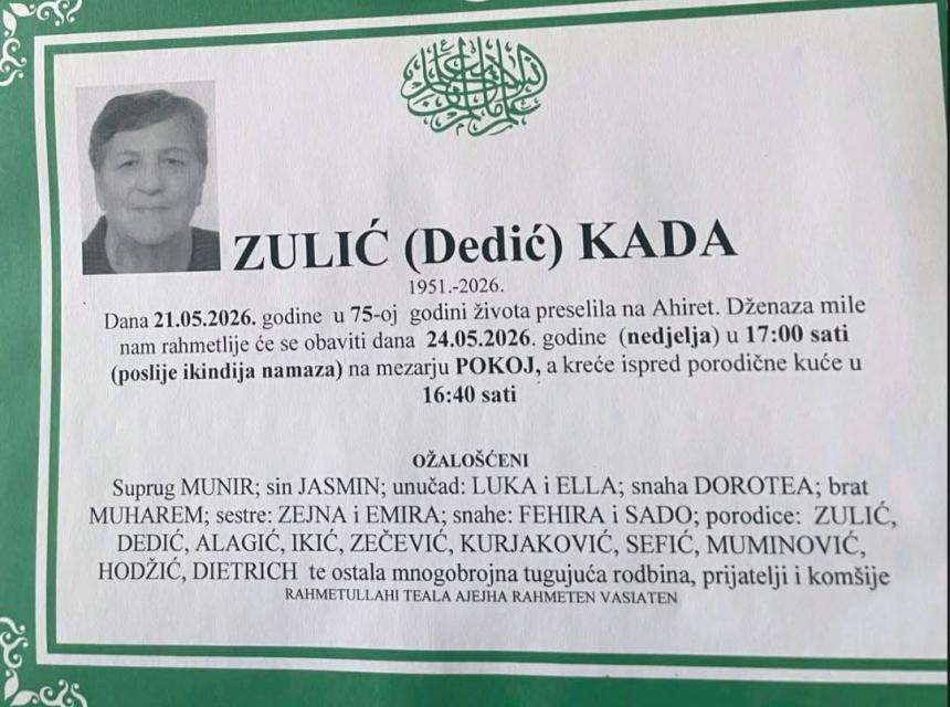 Zulić (Dedić) Kada