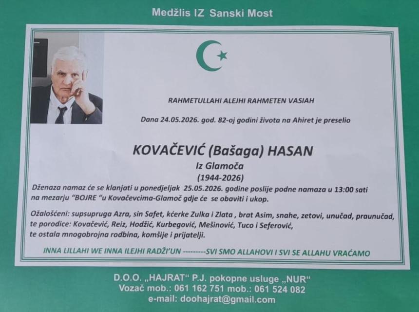Kovačević (Ba&scaron;aga) Hasan