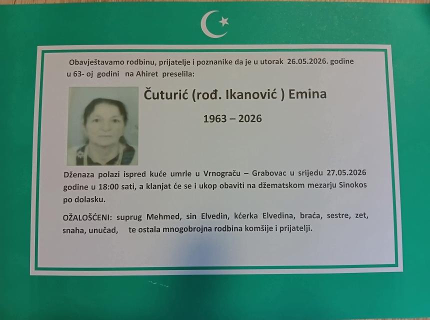 Čuturić (rođ. Ilkanović) Emina