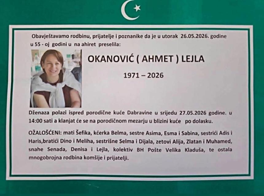 Okanović (Ahmet) Lejla