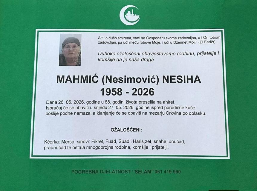 Mahmić (Nesimović) Nesiha