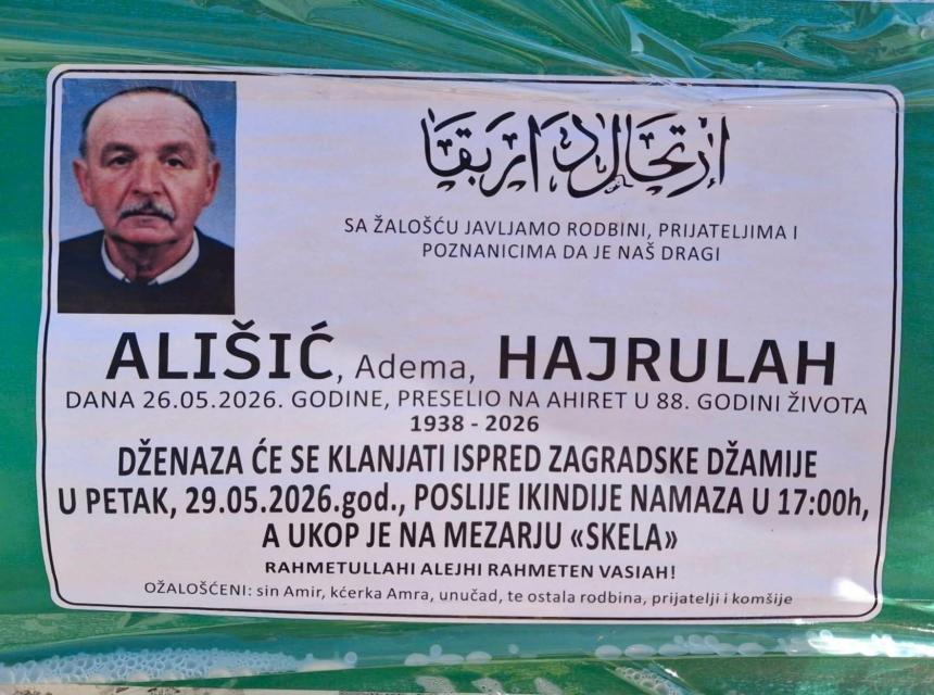 Ali&scaron;ić, Adema, Hajrulah