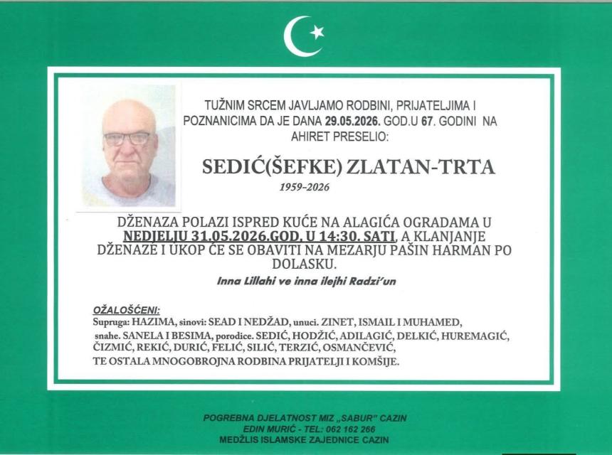 Sedić (&Scaron;efke) Zlatan &ndash; Trta