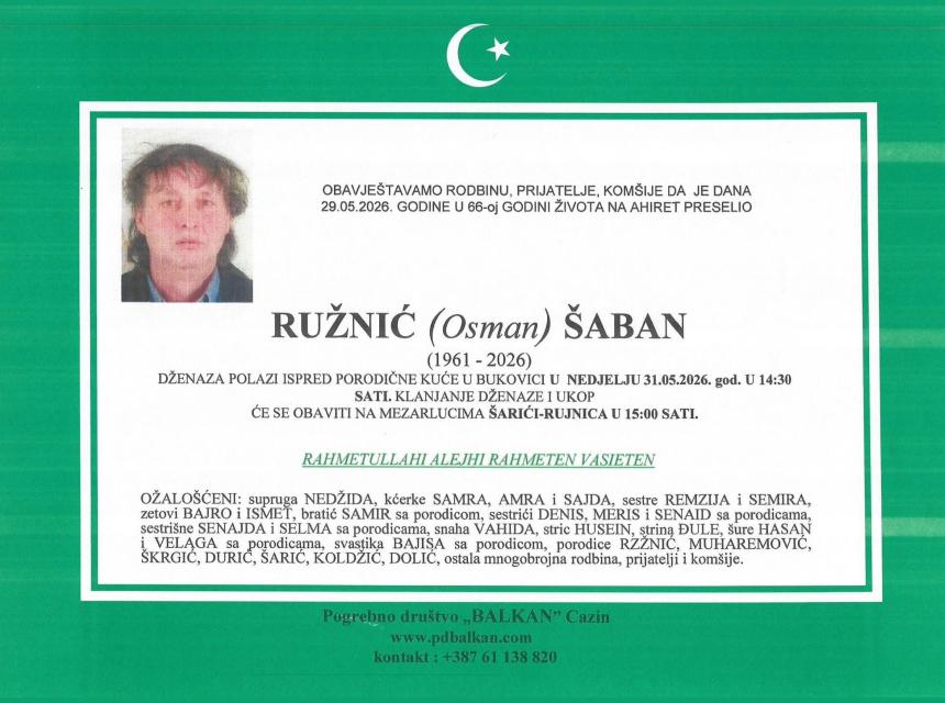 Ružnić (Osman) &Scaron;aban