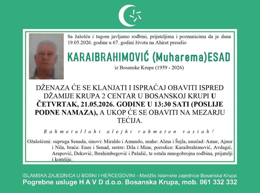 Karaibrahimović (Muharema) Esad