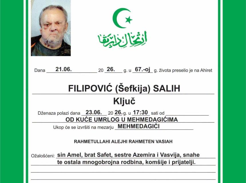 Filipović (&Scaron;efkija) Salih