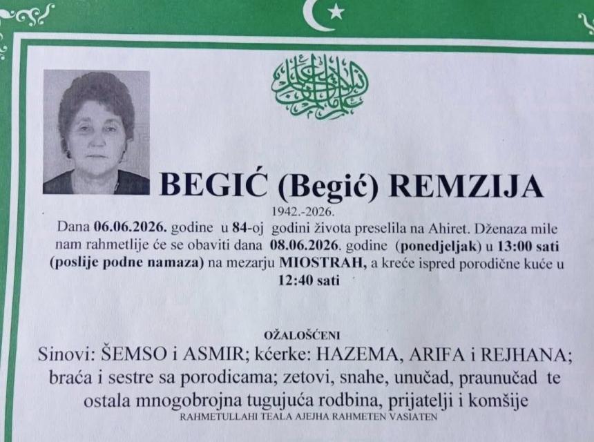 Begić (Begić) Remzija
