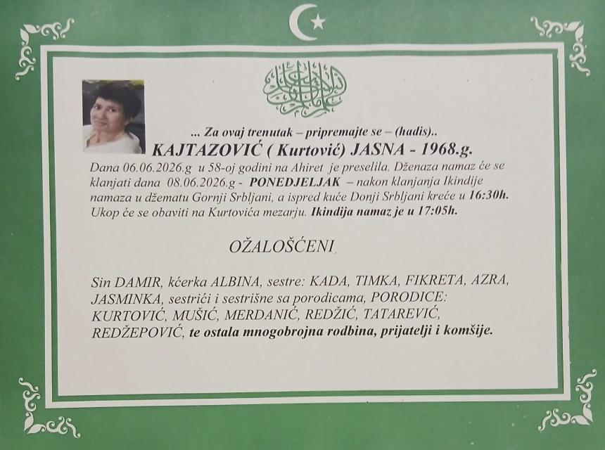 Kajtazović (Kurtović) Jasna