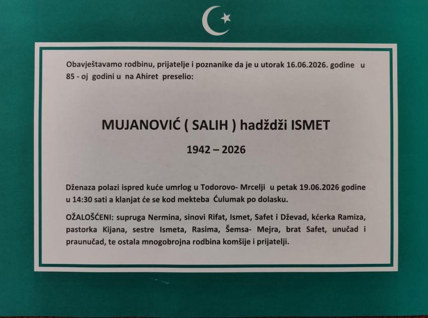 Mujanović (Salih) hadži Ismet