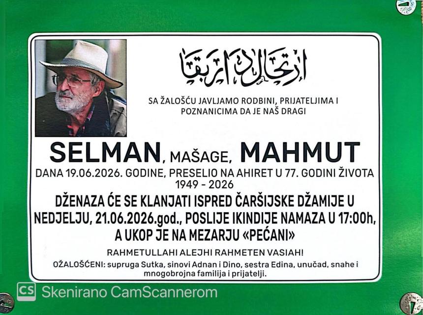 Selman (Ma&scaron;age) Mahmut