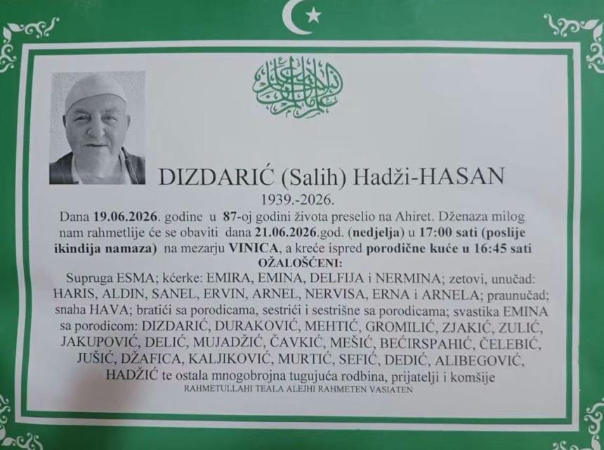 Dizdarić (Salih) Hadži-Hasan