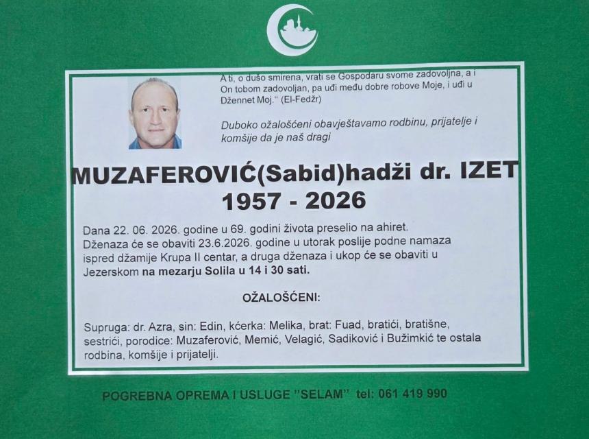 Muzaferović (Sabid) hadži dr. Izet