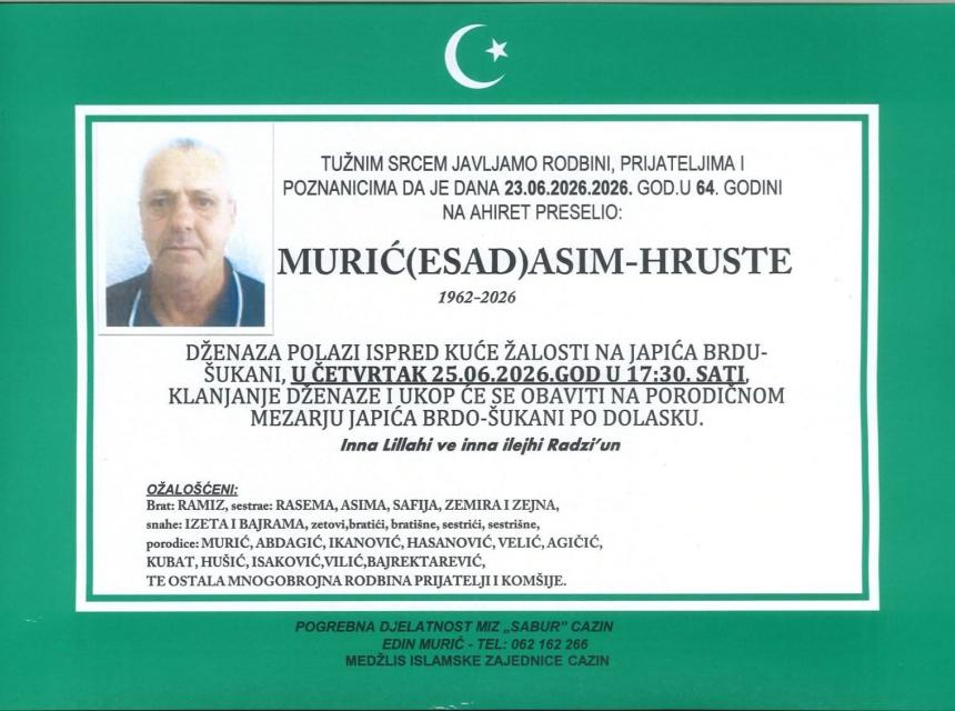 Murić (Esad) Asim &ndash; Hruste