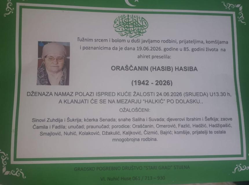 Ora&scaron;čanin (Hasib) Hasiba