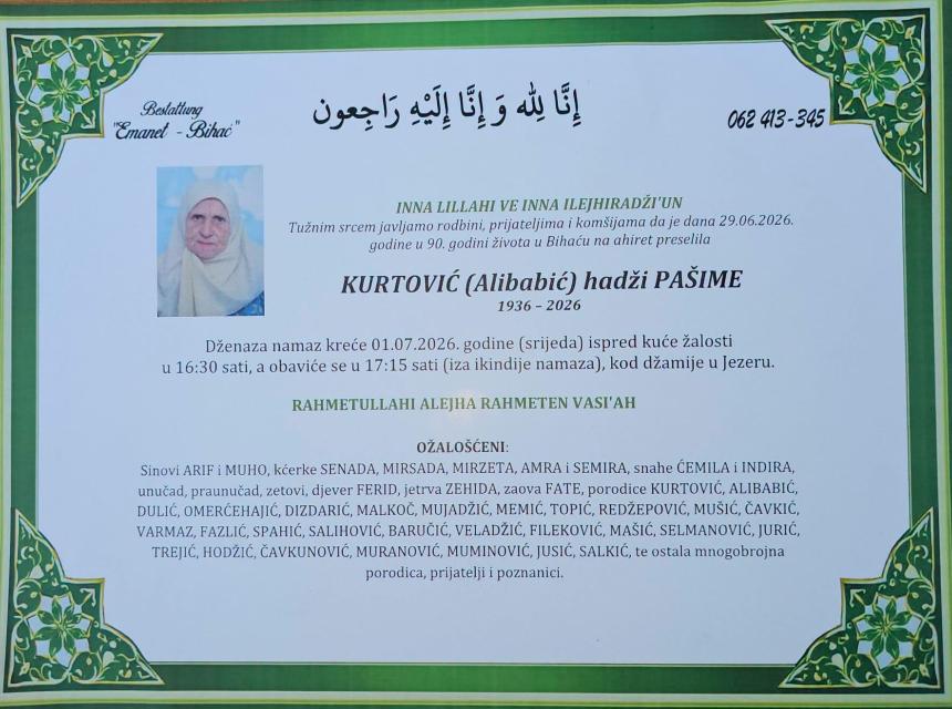 Kurtović (Alibabić) hadži Pa&scaron;ime