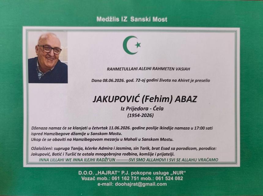 Jakupović (Fehim) Abaz